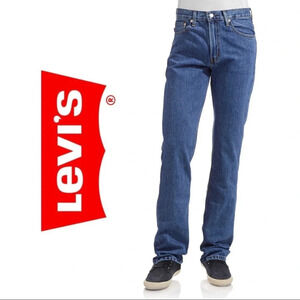 Men’s Levi’s 516 Jeans Straight Fit Stonewashed Jeans  33